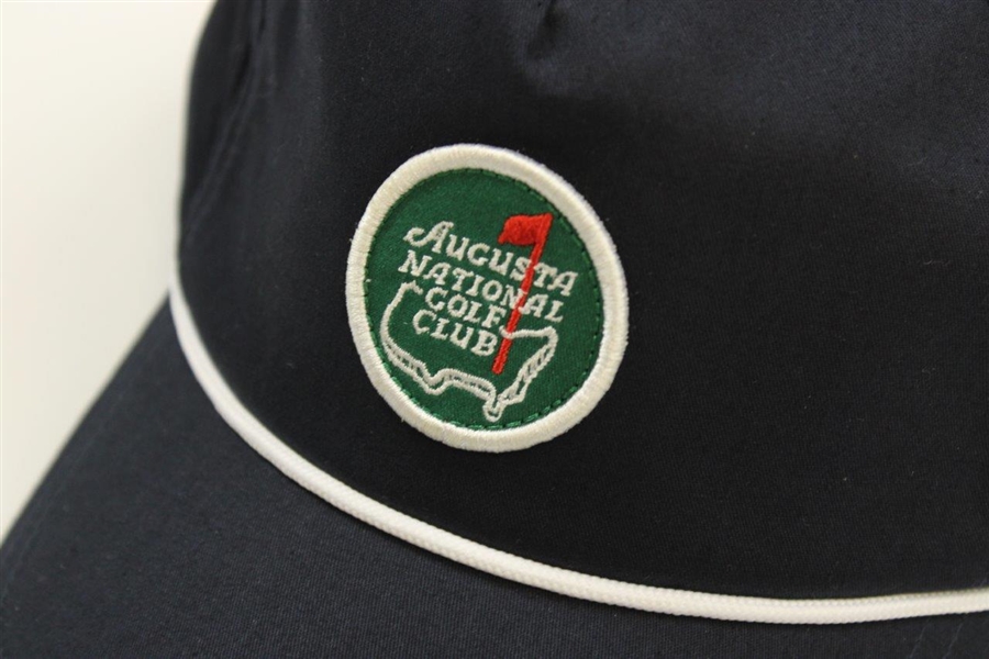 Augusta National Golf Club Members Only Navy w/Green Circle Patch Logo Hat - New with Tags