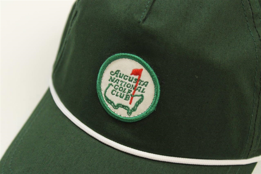 Augusta National Golf Club Members Only Green w/White Circle Patch Logo Hat - New with Tags