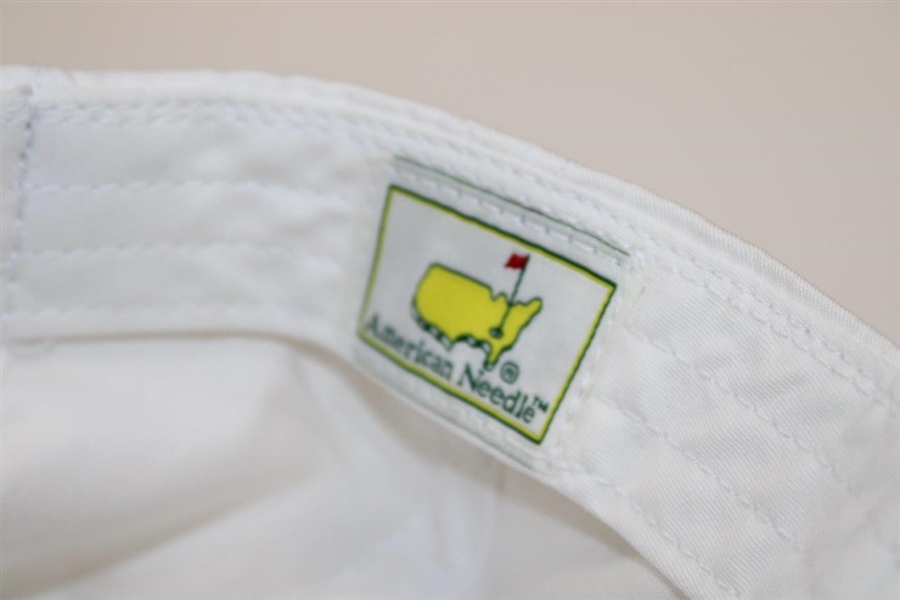 Augusta National Golf Club Members Only White w/Circle Patch Logo & Rope Hat - New with Tags