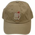 Augusta National Golf Club Members Only Dk Khaki w/White Logo Hat - New with Tags