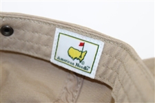 Augusta National Golf Club Members Only Dk Khaki w/White Logo Hat - New with Tags