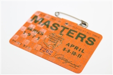 1971 Masters Tournament SERIES Badge #7262 - Charles Coody Winner