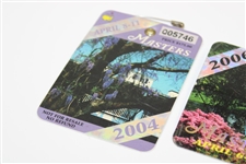 2004, 2006 & 2010 Masters Tournament SERIES Badges - Phil Mickelson's Victories
