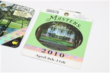 2004, 2006 & 2010 Masters Tournament SERIES Badges - Phil Mickelson's Victories