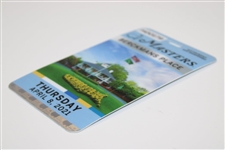 2021 Masters Tournament Berckman's Place Thursday Badge #H00179 - Hideki Matsuyama Winner