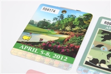 2012, 2013, 2014, 2015 & 2016 Masters SERIES Badges - Watson(x2), Scott, Spieth & Willett Winners