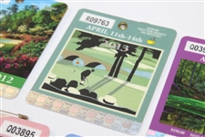 2012, 2013, 2014, 2015 & 2016 Masters SERIES Badges - Watson(x2), Scott, Spieth & Willett Winners