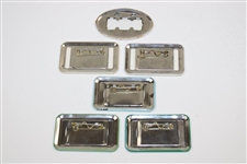 1983, 1984, 1985, 1987, 1988 & 1989 Masters Tournament Official SCORER Badges