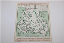 Jack Nicklaus Signed 1974 Masters Tournament Saturday Pairing Sheet JSA ALOA