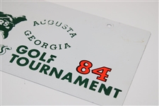 Vintage Masters Tournament License Plate Metal #84