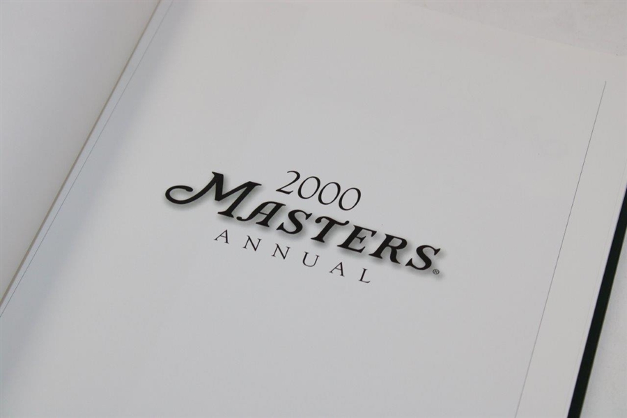 2000, 2001 & 2002 Masters Tournament Green Annual Books
