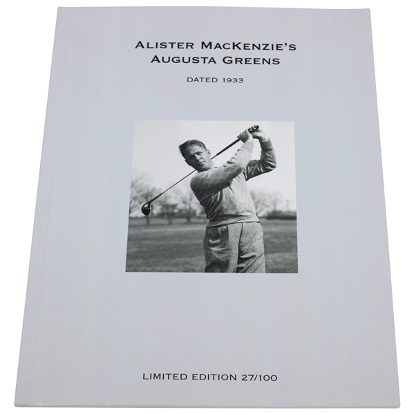 Alister MacKenzie's Augusta Greens Limited Edition #27/100 - 2020