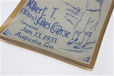 Augusta National Golf Club 'Bobby Jones Course' Opening Jan. 13, 1933 Commemorative Dish
