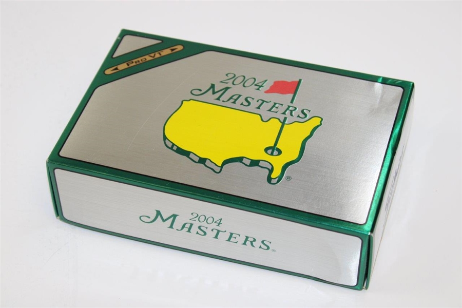 2004 Masters Tournament Half Dozen Pro V1 Golf Balls in Original Box - Unopened