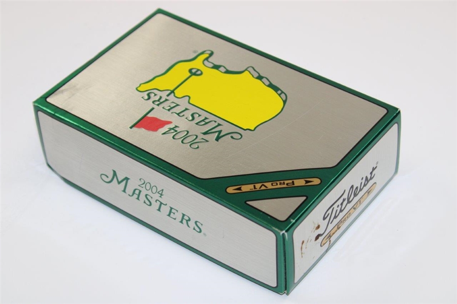 2004 Masters Tournament Half Dozen Pro V1 Golf Balls in Original Box - Unopened