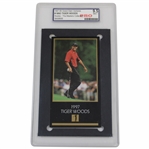 Tiger Woods 1997-99 Grand Slam Ventures Rookie Golf Card 9.5 MINT #30438505