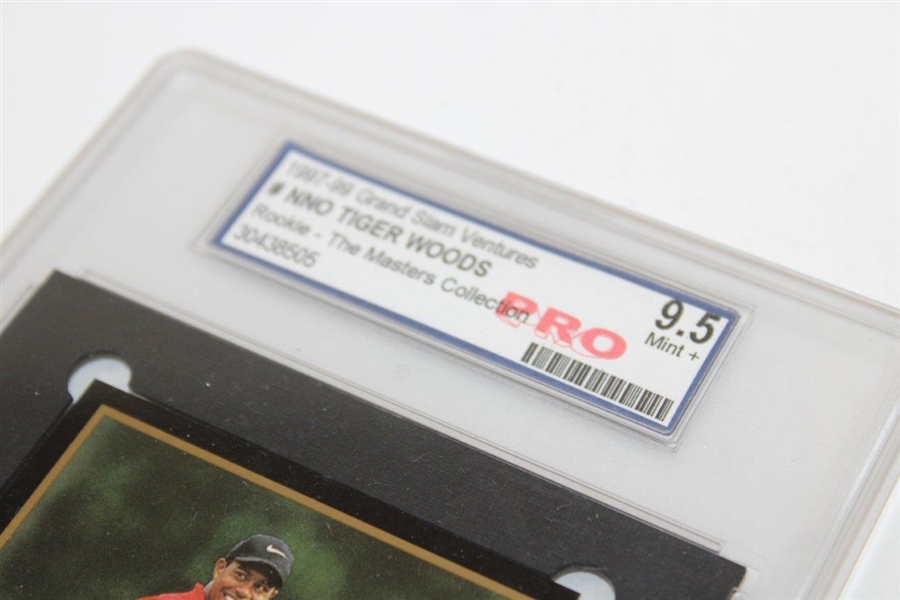 Tiger Woods 1997-99 Grand Slam Ventures Rookie Golf Card 9.5 MINT #30438505