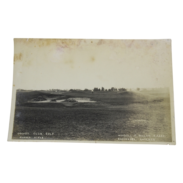 Early 1930's Jockey Club Golf Buenos Aires Wendell P. Miller & Asso, Engineers Photo