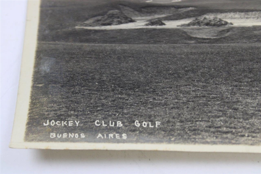 Early 1930's Jockey Club Golf Buenos Aires Wendell P. Miller & Asso, Engineers Photo