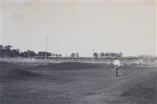 Early 1930's Jockey Club of Argentina Hole No. 11 Green Red Course Photo - Wendell Miller Collection