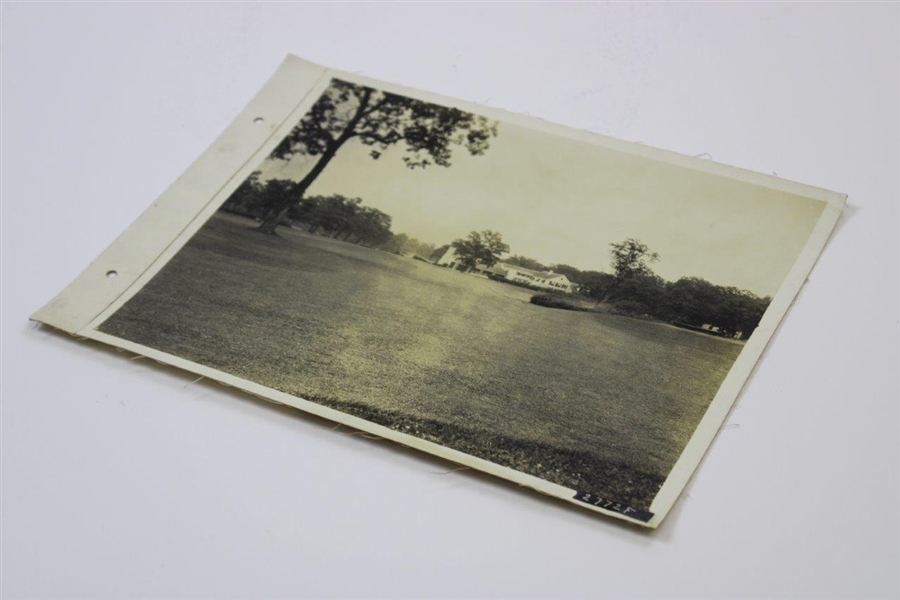Early 1930's Knollwood Club Lake Forest Ill. Photo Used For Fertilizer Advertisement (Attached) - Wendell Miller Collection