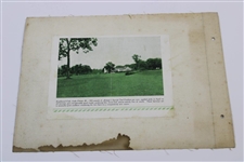 Early 1930's Knollwood Club Lake Forest Ill. Photo Used For Fertilizer Advertisement (Attached) - Wendell Miller Collection