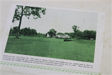 Early 1930's Knollwood Club Lake Forest Ill. Photo Used For Fertilizer Advertisement (Attached) - Wendell Miller Collection