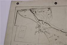 Early 1930's Columbus Country Club Old Drainage System Map - Wendell Miller Collection