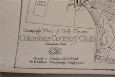 Early 1930's Columbus Country Club Drainage Plan - Wendell Miller Collection