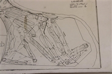 Early 1930's Columbus Country Club Drainage Plan - Wendell Miller Collection