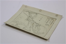 Early 1930's Columbus Country Club Drainage Plan - Wendell Miller Collection