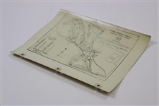 Early 1930's Columbus Country Club Drainage Plan - Wendell Miller Collection