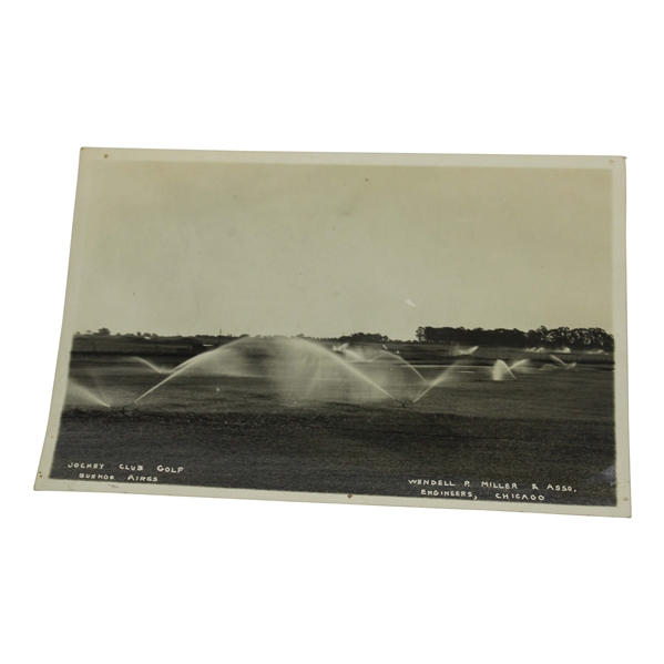 Early 1930's Jockey Club of Argentina Irrigation Photo - Wendell Miller Collection