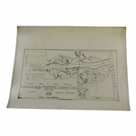 Early 1930's Columbus Country Club Lodge No. 37 B. P. O. E.  Drainage Plan - Wendell Miller Collection