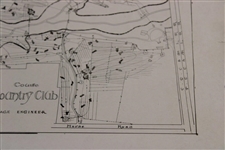 Early 1930's Columbus Country Club Lodge No. 37 B. P. O. E.  Drainage Plan - Wendell Miller Collection