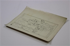 Early 1930's Columbus Country Club Lodge No. 37 B. P. O. E.  Drainage Plan - Wendell Miller Collection