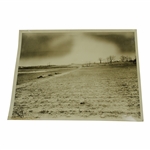 Early 1930's Dirt Road Through Field Surveying Photo - Wendell Miller Collection