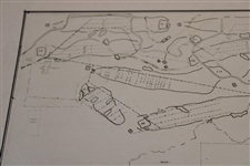 Early 1930's Oakwood Golf Club South of Euclid, Ohio Drainage Plan - Wendell Miller Collection