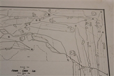 Early 1930's Oakwood Golf Club South of Euclid, Ohio Drainage Plan - Wendell Miller Collection