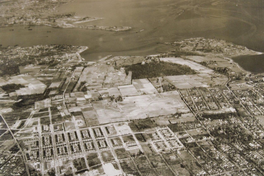 Early 1930's Willets Point Long Island, NY Aerial Photo for Bayside Golf Corp Golf Course Design - Wendell Miller Collection