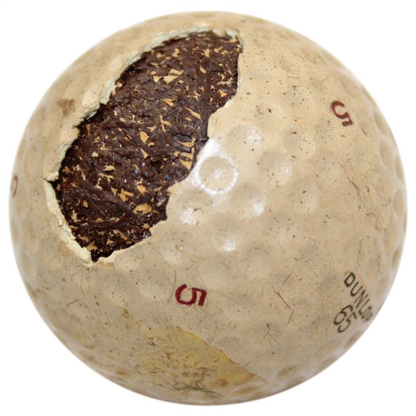 Peter Thomson's 1956 OPEN Championship at Royal Liverpool Used Winning Dunlop 65 Golf Ball