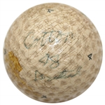 Henry Cottons 1948 OPEN Championship at Muirfield Used Winning A.E. Penfold 4 Golf Ball