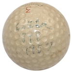 Gene Littlers 1957 Tournament of Champions Used Winning Spalding 3 Golf Ball