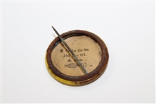 Ralph Hutchison's 1936 US Open Championship Qualifying Rounds Badge