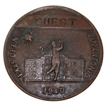 Ralph Hutchison's 1940 Texas Open at San Antonio Guest Badge