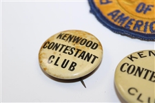 PGA of America Patch with Two (2) Kenwood Club Contestant Badges