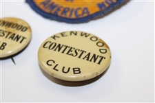 PGA of America Patch with Two (2) Kenwood Club Contestant Badges
