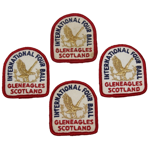 Ralph Hutchison's International Four Ball Gleneagles Scotland Patches