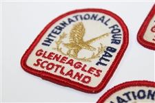 Ralph Hutchison's International Four Ball Gleneagles Scotland Patches