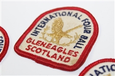 Ralph Hutchison's International Four Ball Gleneagles Scotland Patches